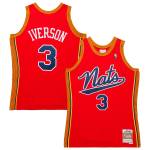 Men'sPhiladelphia 76ers Red 2004/05 Hardwood Classics Swingman Jersey
