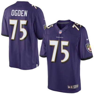 Mens Jonathan Ogden Purple Baltimore Ravens Retired Player Limited Jersey 01
