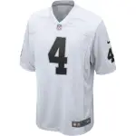 Mens Las Vegas Raiders Derek Carr White Game Jersey