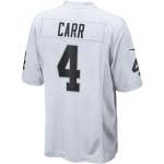 Mens Las Vegas Raiders Derek Carr White Game Jersey