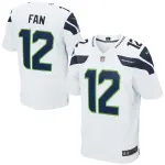 Mens Seattle Seahawks 12s White Elite Jersey