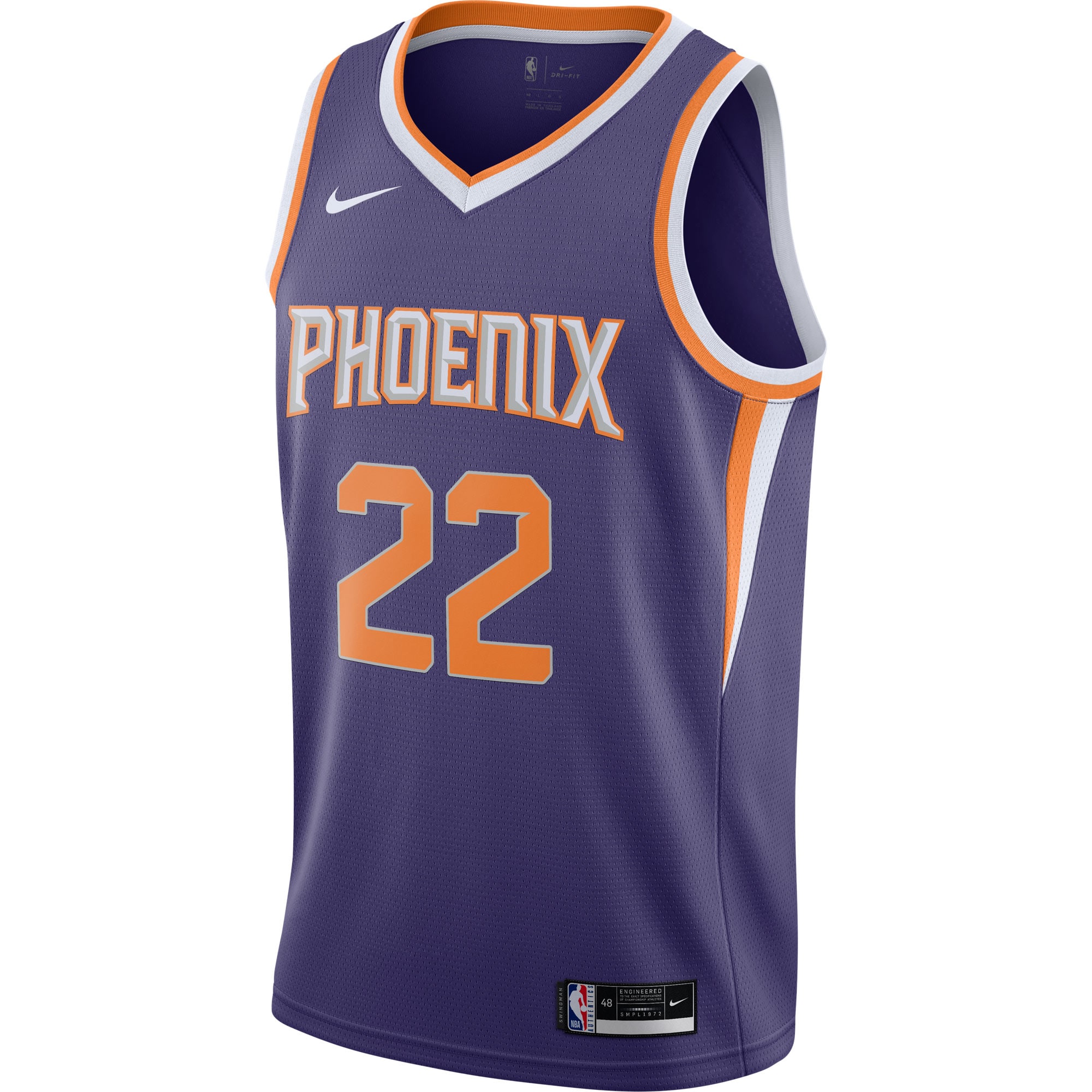 Phoenix Suns Deandre Ayton Purple 2020/21 Swingman Jersey - Icon Edition