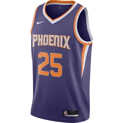 Phoenix Suns Mikal Bridges Purple 2020/21 Swingman Jersey - Icon Edition 02