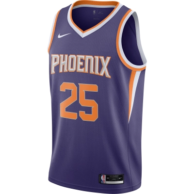 Phoenix Suns Mikal Bridges Purple 2020/21 Swingman Jersey - Icon Edition 02