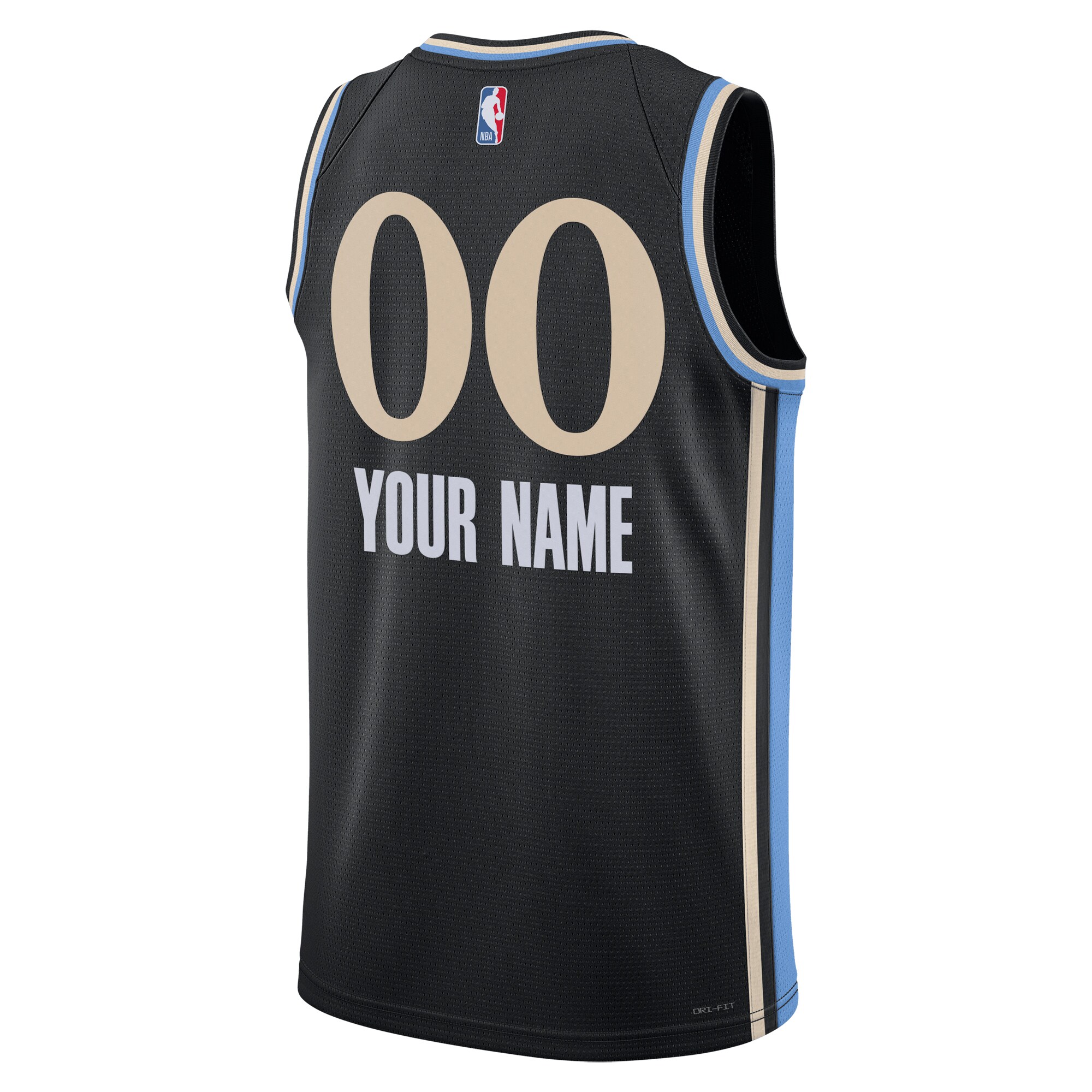 Unisex Atlanta Hawks  Black 2023/24 Custom Swingman Jersey - City Edition