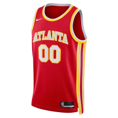Unisex Atlanta Hawks Red Swingman Custom Jersey - Icon Edition 02