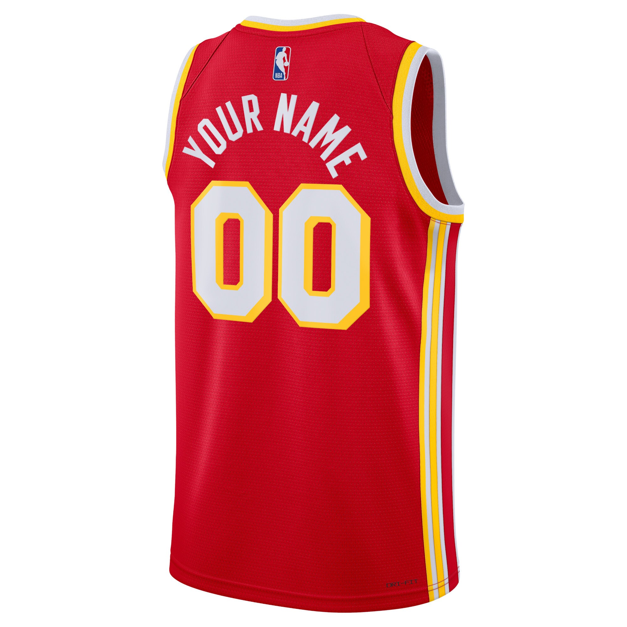 Unisex Atlanta Hawks Red Swingman Custom Jersey - Icon Edition