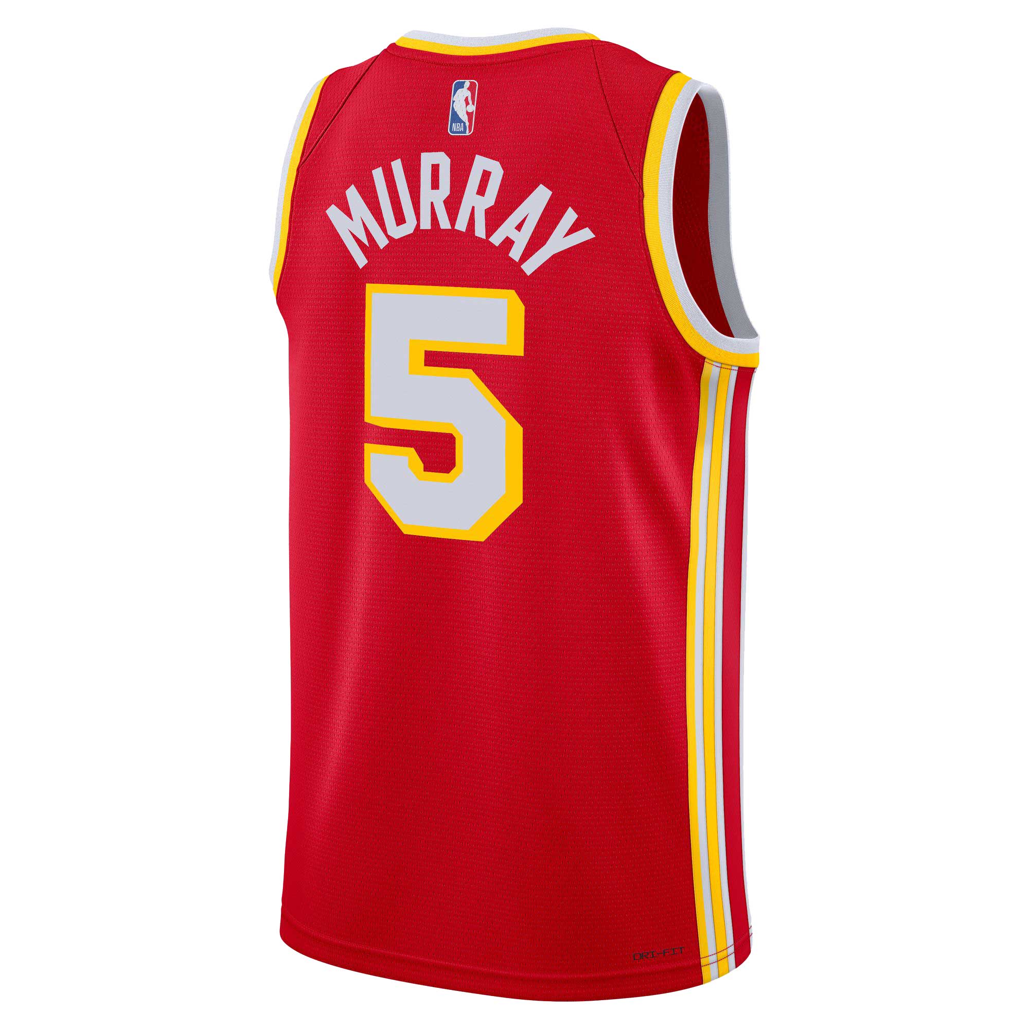 Unisex Atlanta Hawks Dejounte Murray Red Swingman Jersey - Icon Edition