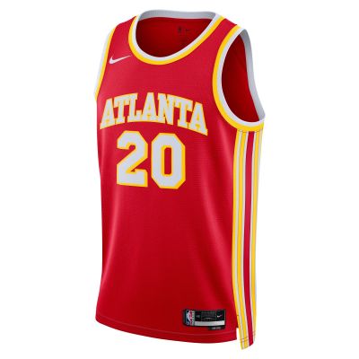 Unisex Atlanta Hawks John Collins Red Swingman Jersey - Icon Edition 02