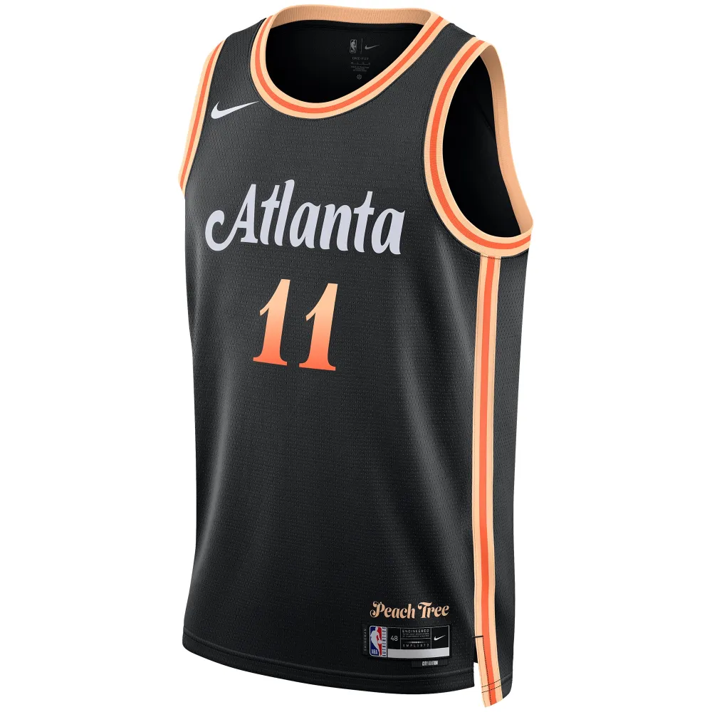 Unisex Atlanta Hawks Trae Young Black 2022/23 Swingman Jersey - City Edition