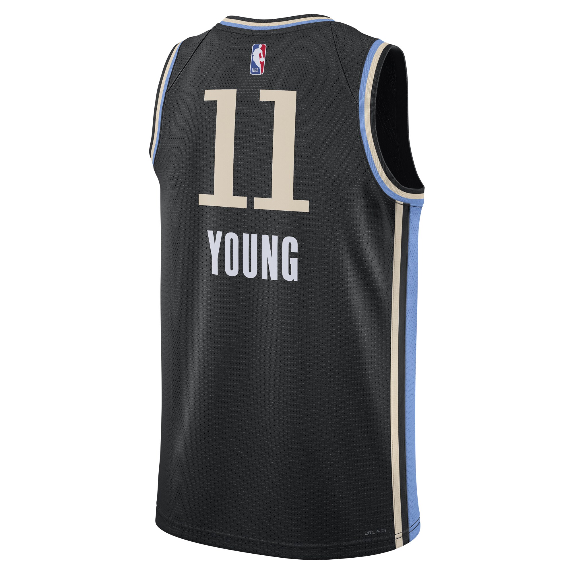 Unisex Atlanta Hawks Trae Young Black 2023/24 Swingman Jersey - City Edition