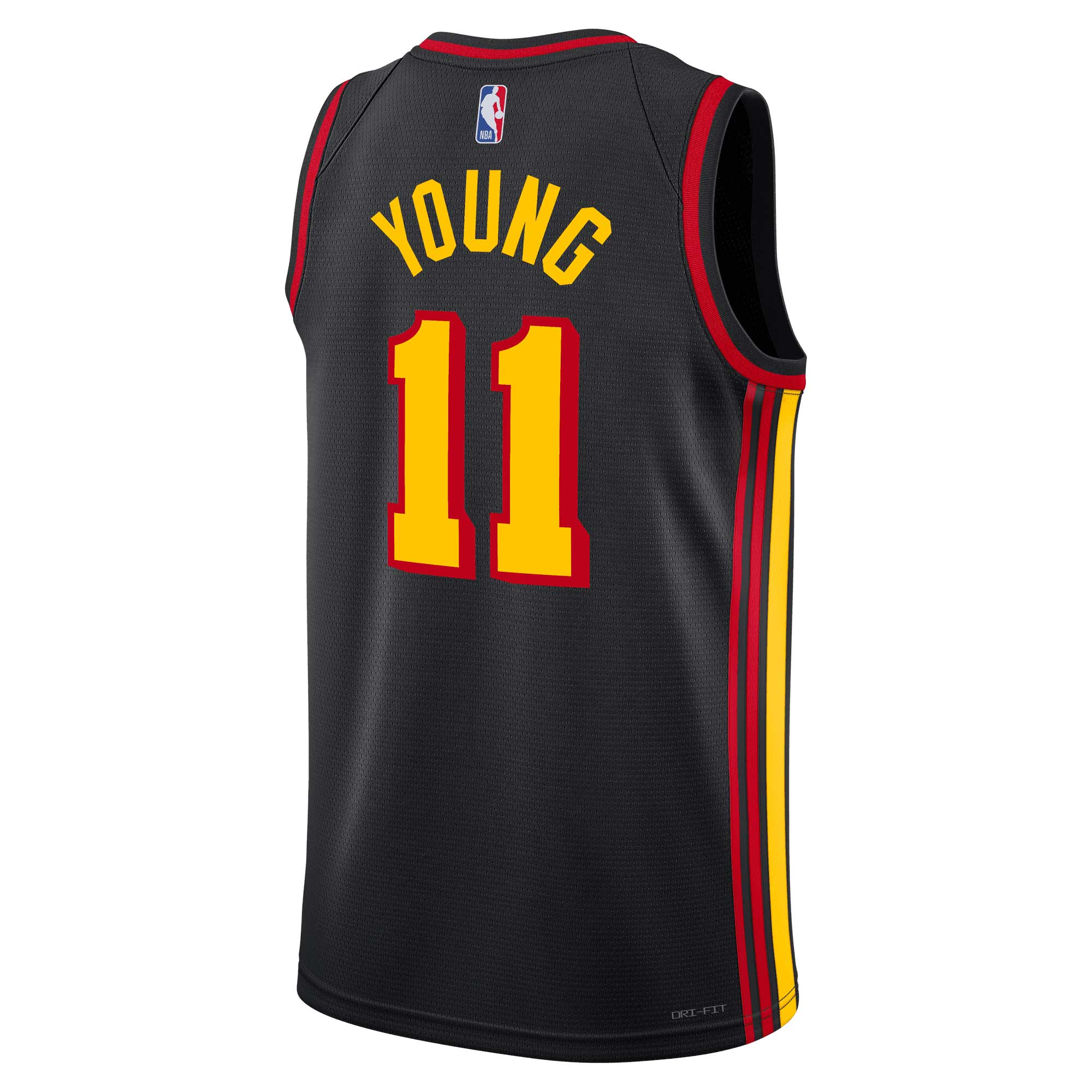 Unisex Atlanta Hawks Trae Young Black Swingman Jersey - Statement Edition