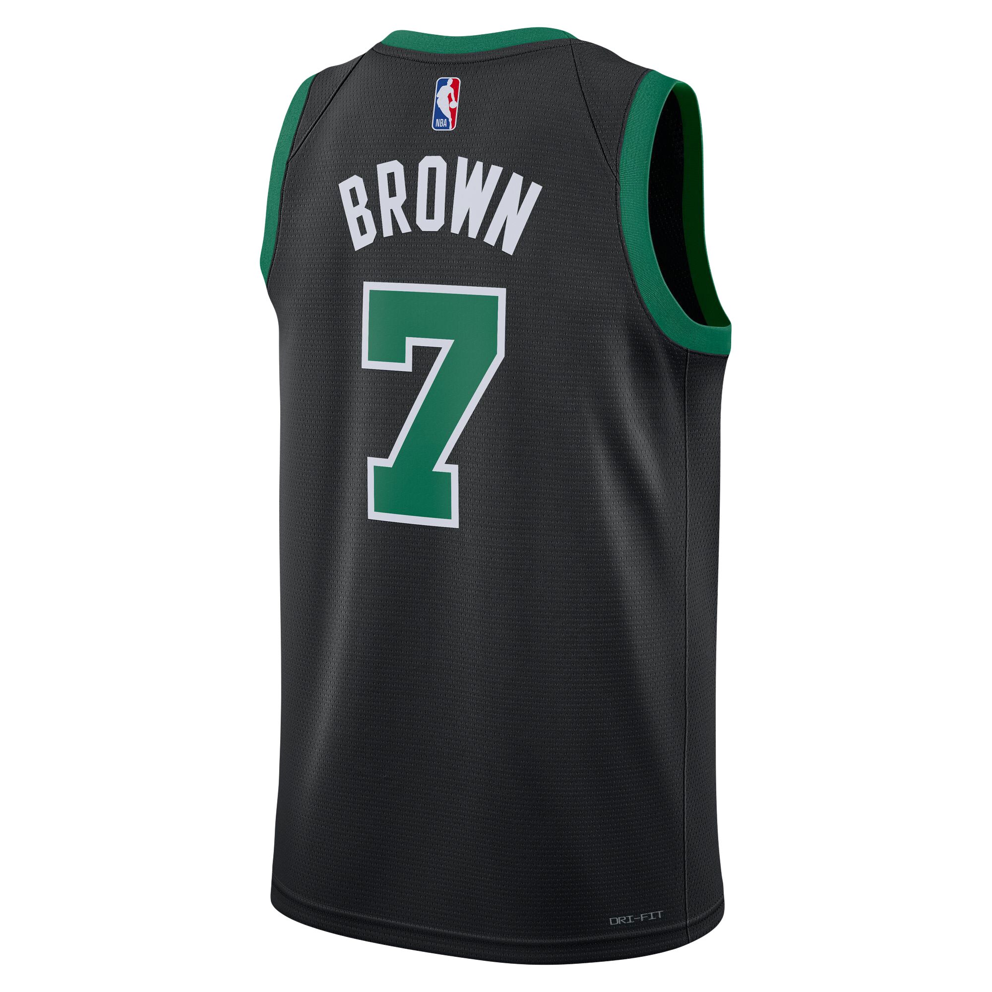 Unisex Boston Celtics Jaylen Brown Black Swingman Jersey - Statement Edition
