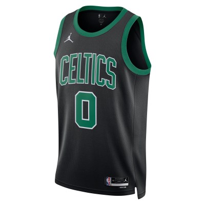 Unisex Boston Celtics Jayson Tatum Black Swingman Jersey - Statement Edition 02