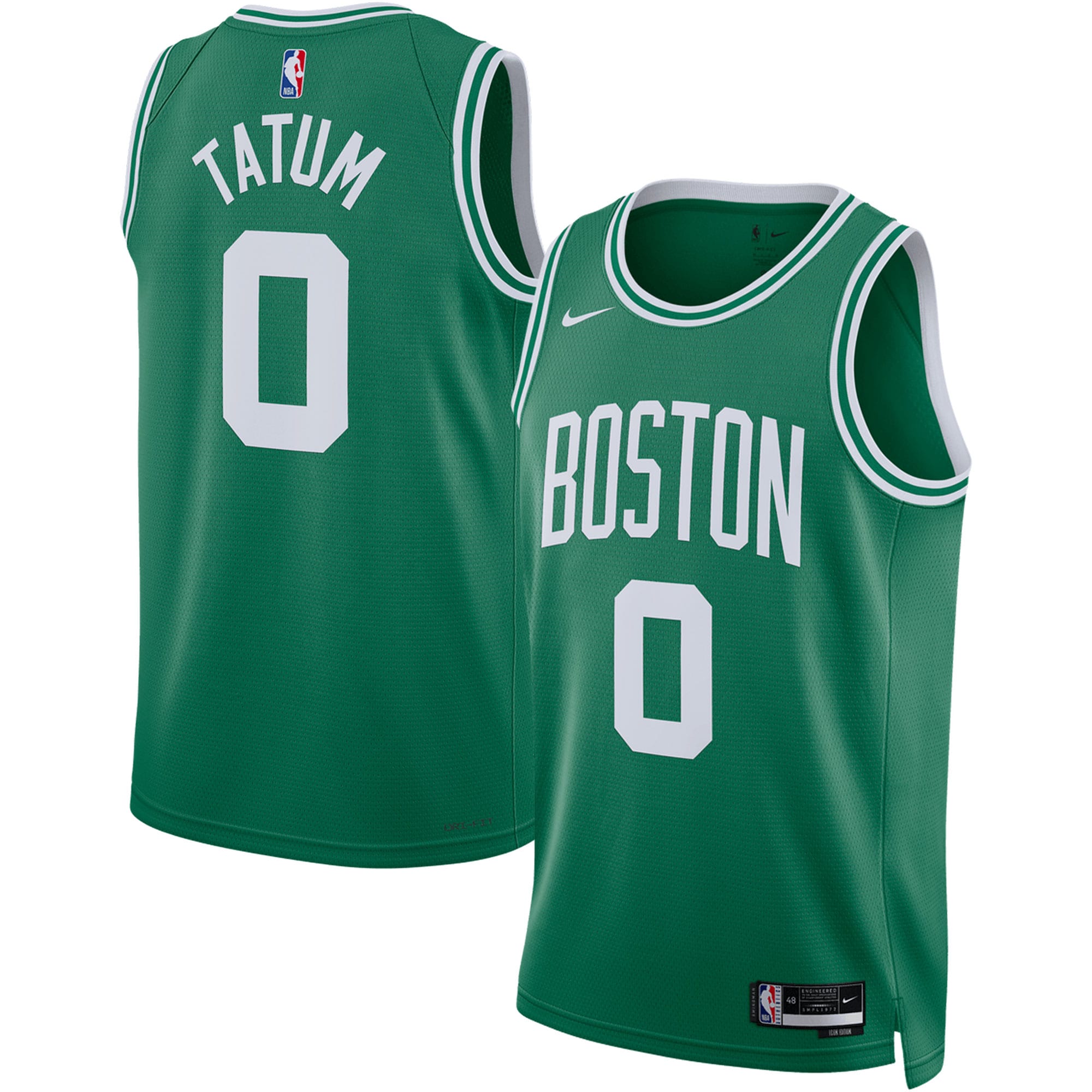 Unisex Boston Celtics Jayson Tatum Kelly Green Swingman Jersey - Icon Edition
