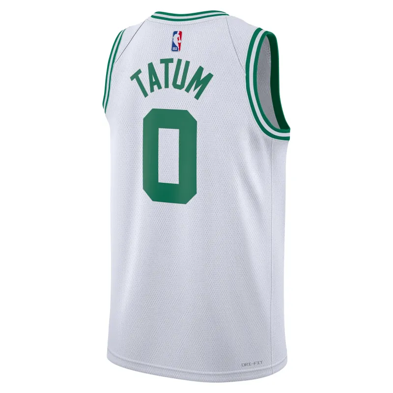Unisex Boston Celtics Jayson Tatum White Swingman Jersey - Association Edition