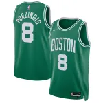 Unisex Boston Celtics Kristaps Porzingis Kelly Green Swingman Jersey - Icon Edition