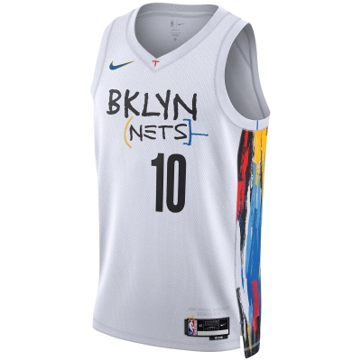 Unisex Brooklyn Nets Ben Simmons White 2022/23 Swingman Jersey - City Edition 02
