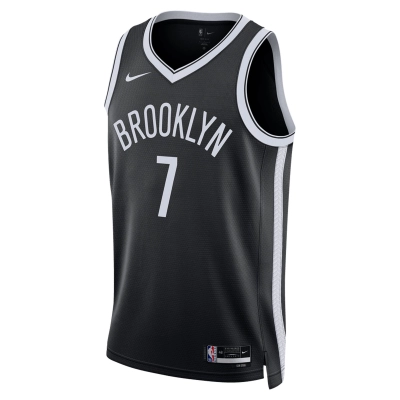 Unisex Brooklyn Nets Kevin Durant Black Swingman Jersey - Icon Edition 02