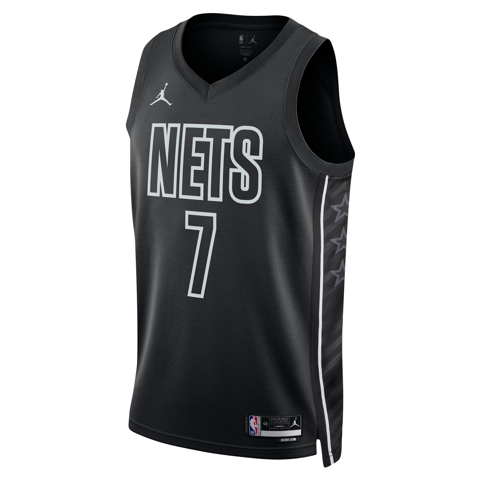 Unisex Brooklyn Nets Kevin Durant Black Swingman Jersey - Statement Edition