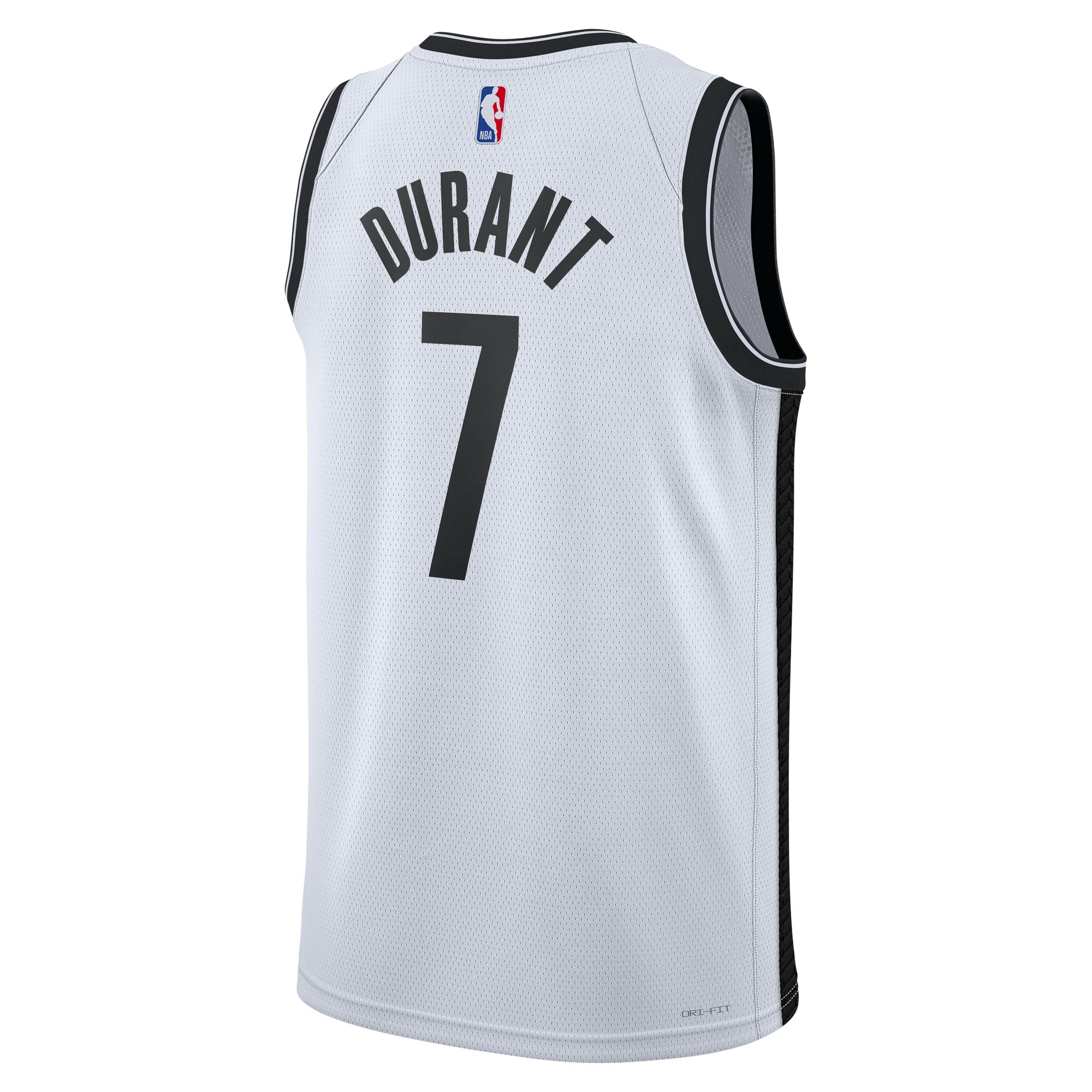 Unisex Brooklyn Nets Kevin Durant White Swingman Jersey - Association Edition