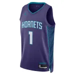 Unisex Charlotte Hornets LaMelo Ball Purple Swingman Jersey - Statement Edition