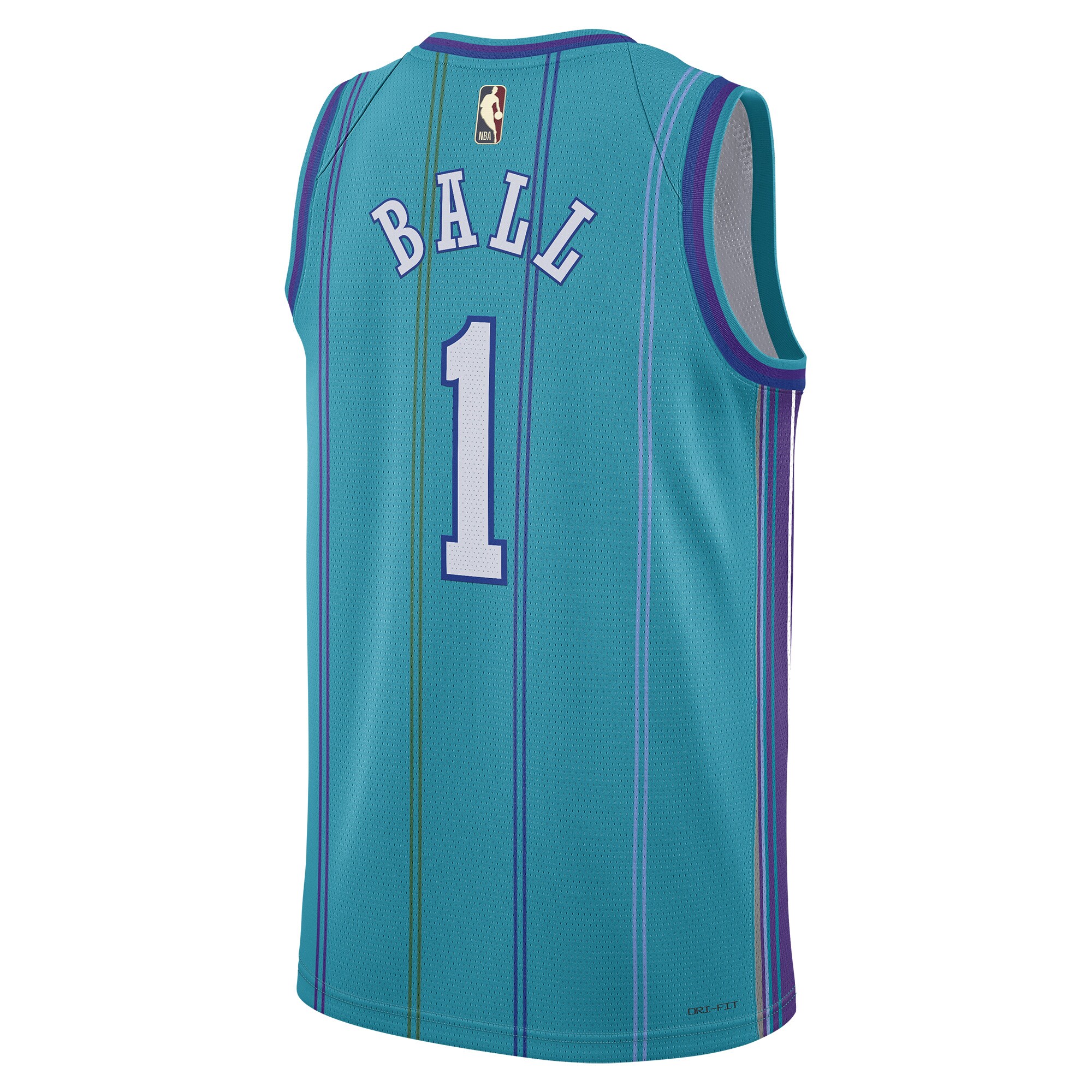 Unisex Charlotte Hornets LaMelo Ball Teal 2023/24 Swingman Replica Jersey - Classic Edition