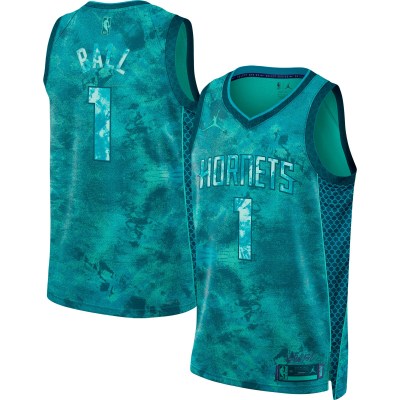Unisex Charlotte Hornets LaMelo Ball Teal Select Series Swingman Jersey 01