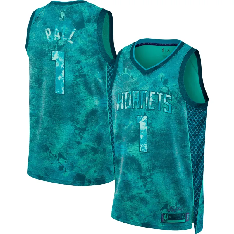 Unisex Charlotte Hornets LaMelo Ball Teal Select Series Swingman Jersey