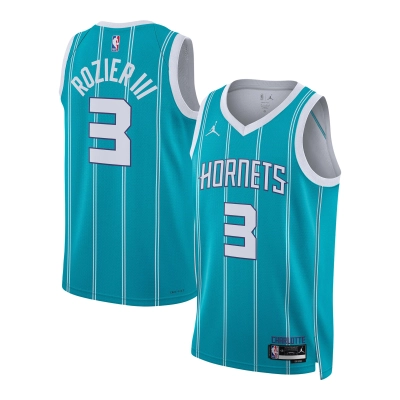 Unisex Charlotte Hornets Terry Rozier Teal Swingman Jersey - Icon Edition 01