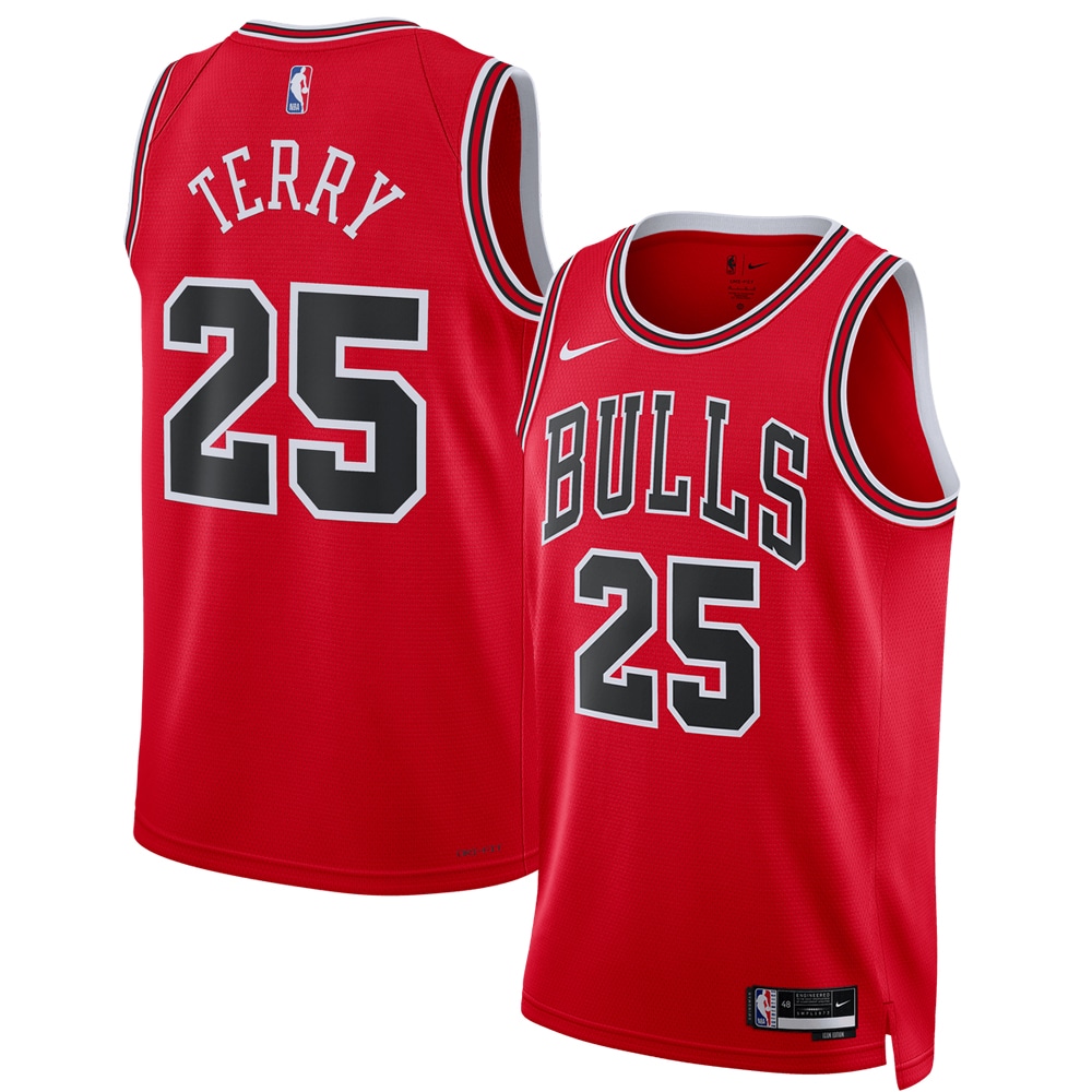 Unisex Chicago Bulls Dalen Terry Red 2022 NBA Draft First Round Pick Swingman Jersey - Icon Edition