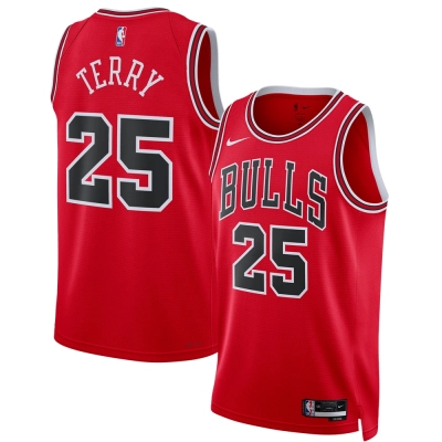 Unisex Chicago Bulls Dalen Terry Red 2022 NBA Draft First Round Pick Swingman Jersey - Icon Edition 01