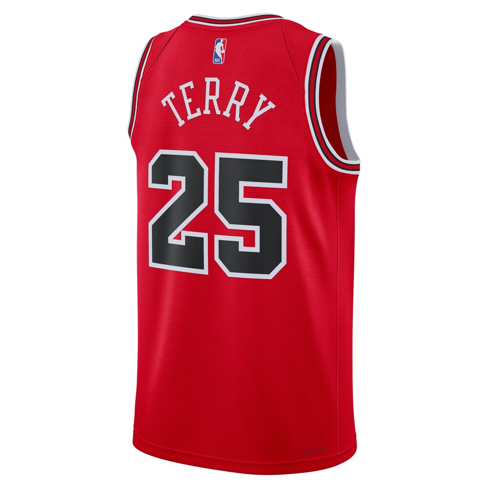 Unisex Chicago Bulls Dalen Terry Red 2022 NBA Draft First Round Pick Swingman Jersey - Icon Edition
