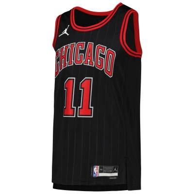 Unisex Chicago Bulls DeMar DeRozan Black Swingman Jersey - Statement Edition 02
