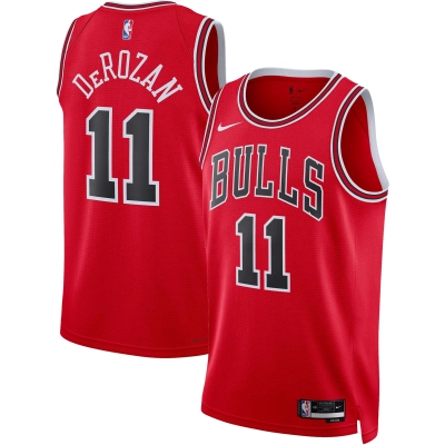 Unisex Chicago Bulls DeMar DeRozan Red Swingman Jersey - Icon Edition 01