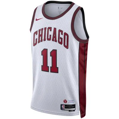 Unisex Chicago Bulls DeMar DeRozan White 2022/23 Swingman Jersey - City Edition 02
