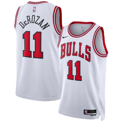 Unisex Chicago Bulls DeMar DeRozan White Swingman Jersey - Association Edition 01