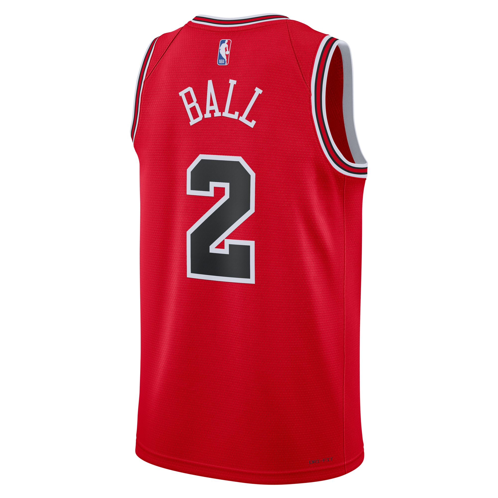 Unisex Chicago Bulls Lonzo Ball Red Swingman Jersey - Icon Edition