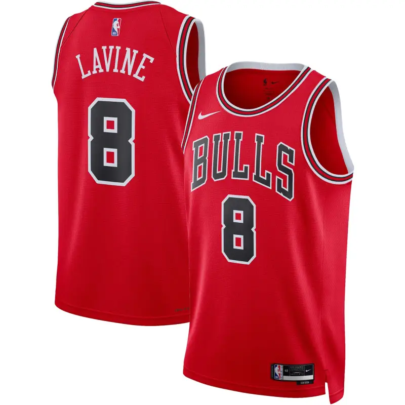 Unisex Chicago Bulls Zach LaVine Red Swingman Jersey - Icon Edition