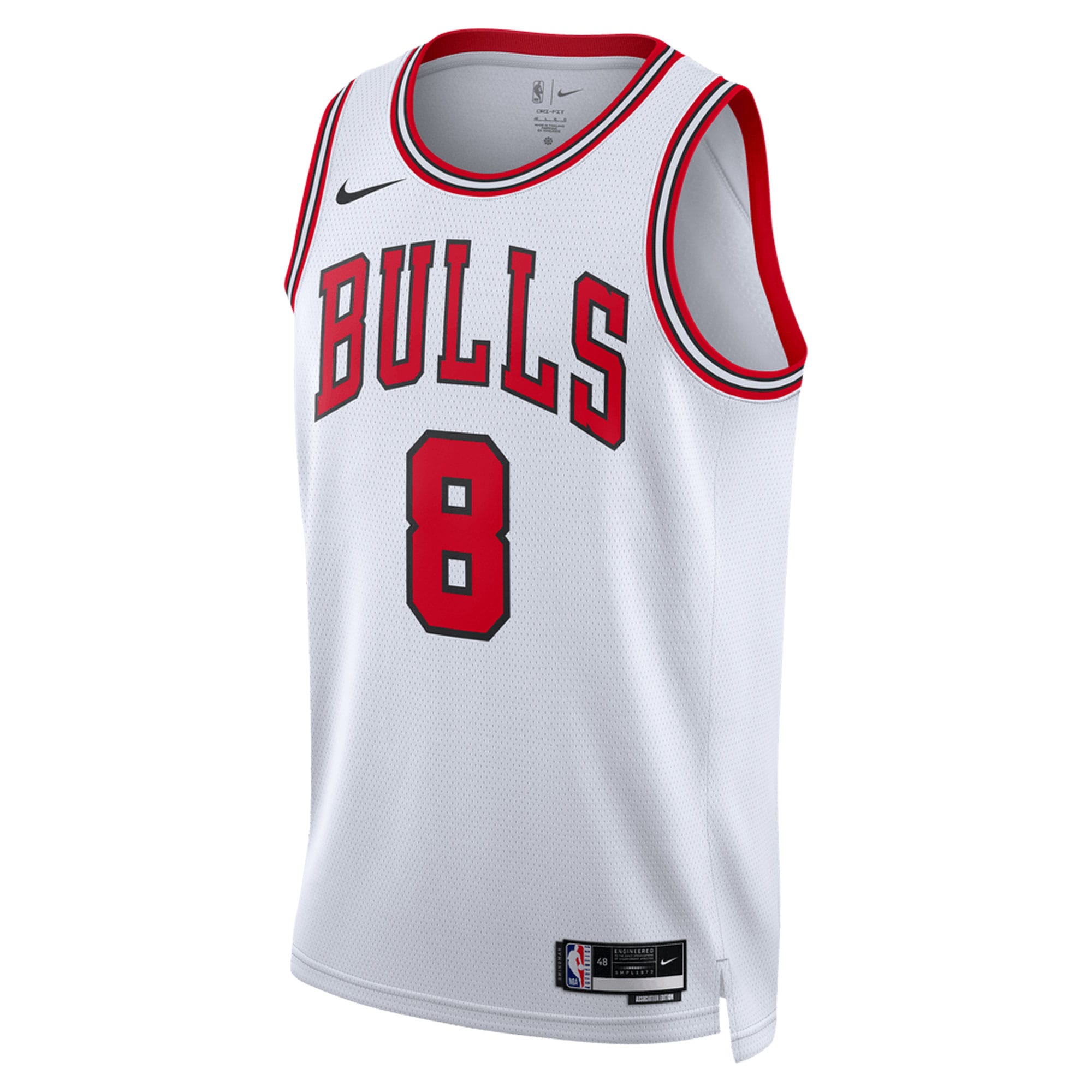 Unisex Chicago Bulls Zach LaVine White Swingman Jersey - Association Edition