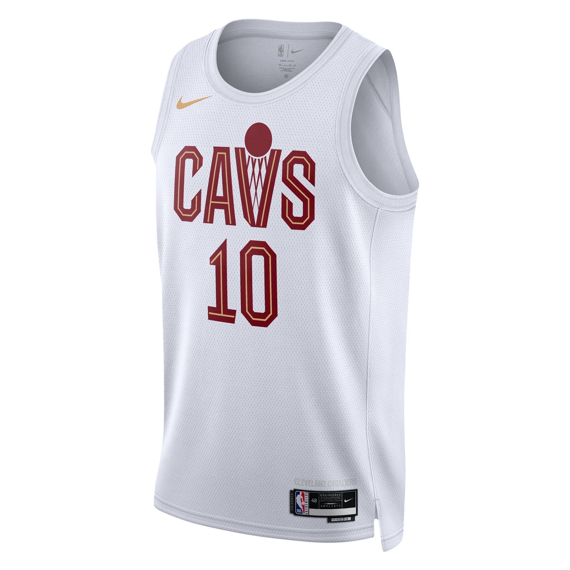 Unisex Cleveland Cavaliers Darius Garland White Swingman Jersey - Association Edition