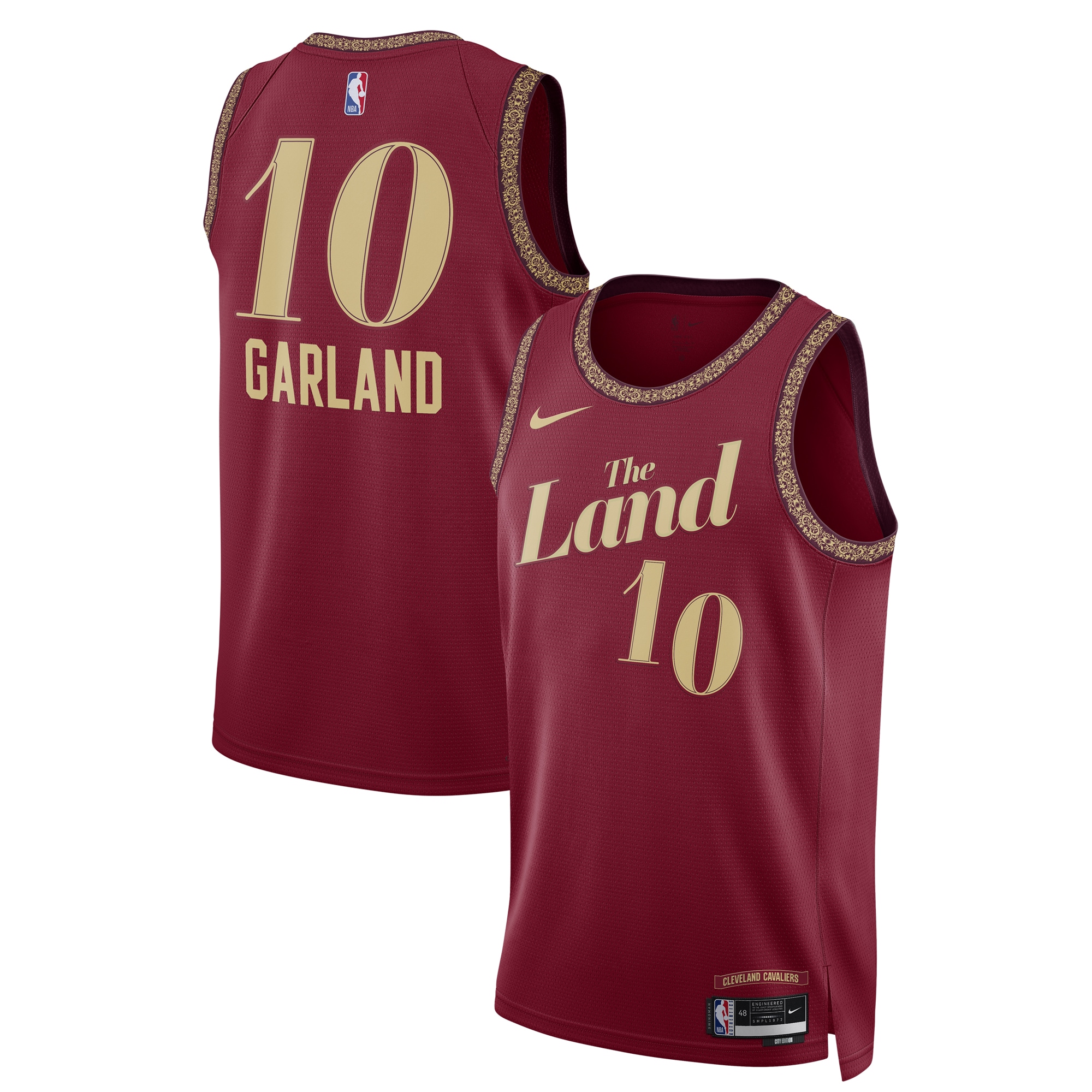 Unisex Cleveland Cavaliers Darius Garland Wine 2023/24 Swingman Jersey - City Edition