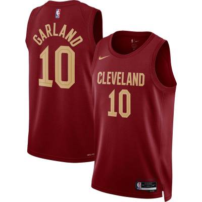 Unisex Cleveland Cavaliers Darius Garland Wine Swingman Jersey - Icon Edition 01