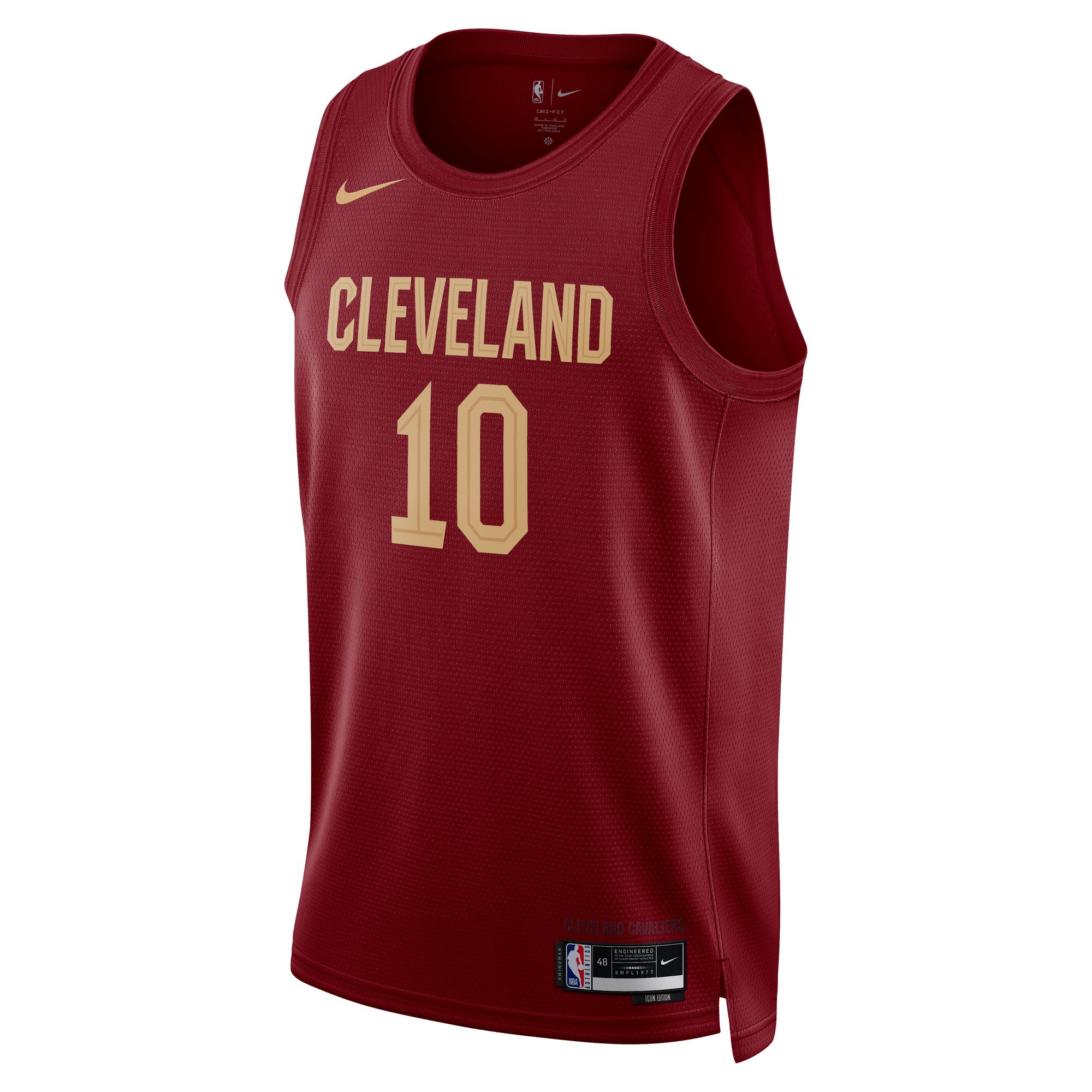 Unisex Cleveland Cavaliers Darius Garland Wine Swingman Jersey - Icon Edition