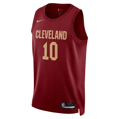 Unisex Cleveland Cavaliers Darius Garland Wine Swingman Jersey - Icon Edition 02