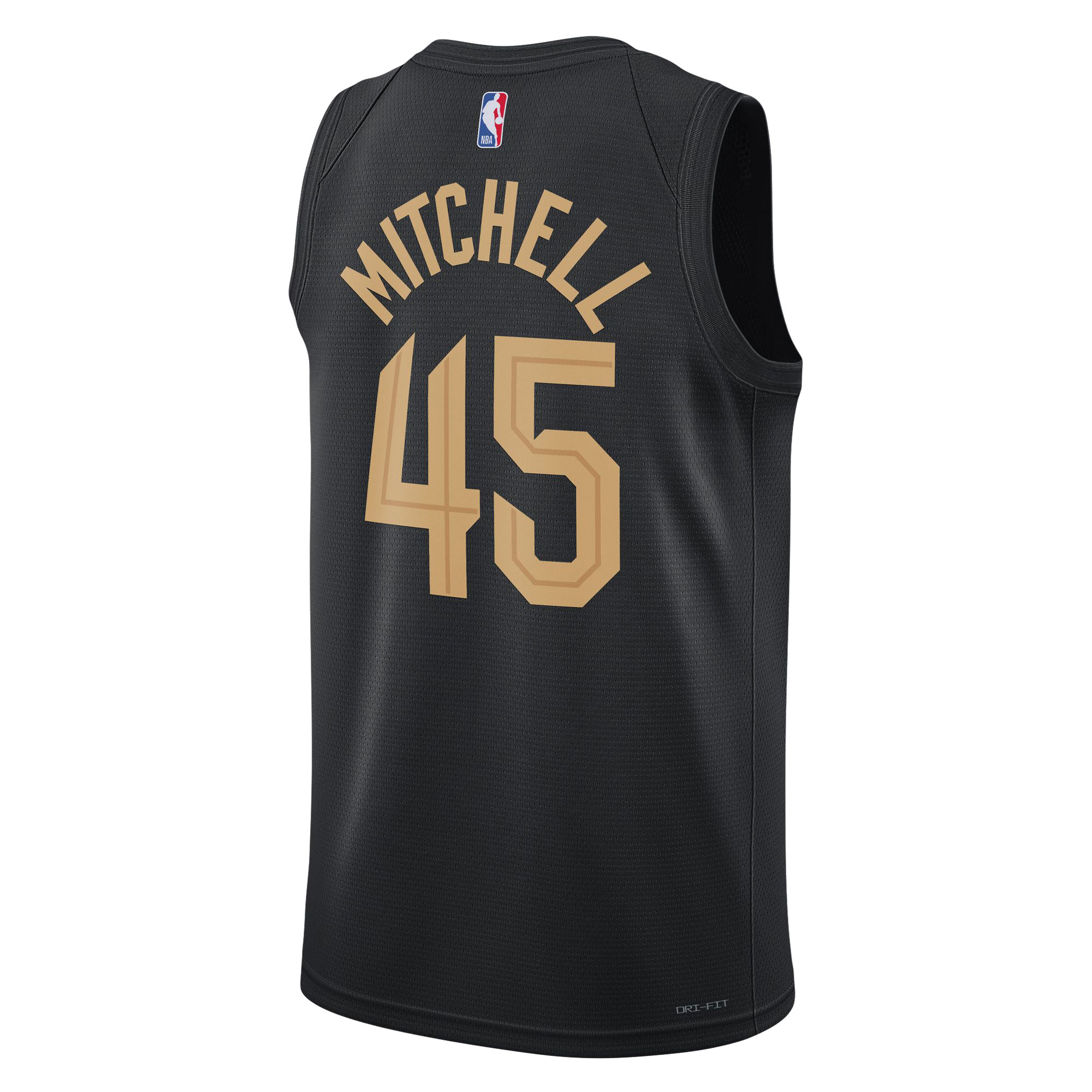 Unisex Cleveland Cavaliers Donovan Mitchell Black Swingman Jersey - Statement Edition