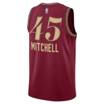 Unisex Cleveland Cavaliers Donovan Mitchell Wine 2023/24 Swingman Jersey - City Edition