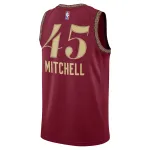 Unisex Cleveland Cavaliers Donovan Mitchell Wine 2023/24 Swingman Jersey - City Edition