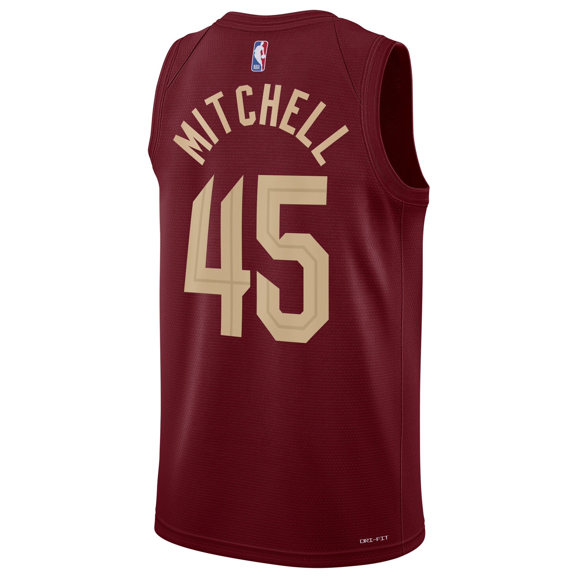 Unisex Cleveland Cavaliers Donovan Mitchell Wine Swingman Jersey - Icon Edition