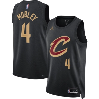 Unisex Cleveland Cavaliers Evan Mobley Black Swingman Jersey - Statement Edition 01